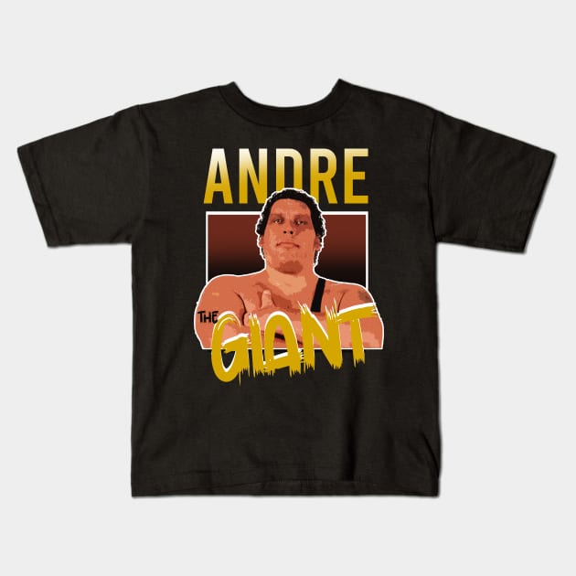 Andre-The-Giant Kids T-Shirt by atrevete tete